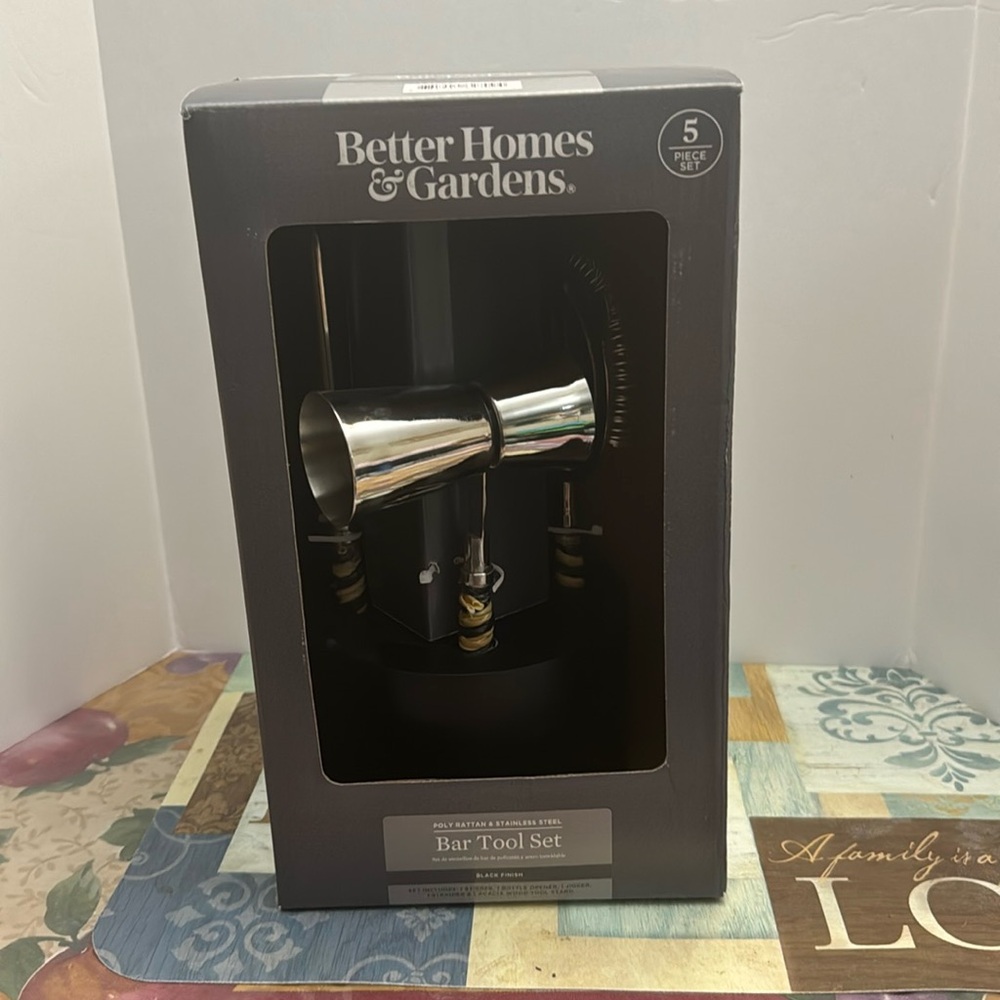 Better homes and garden bar tool  set new